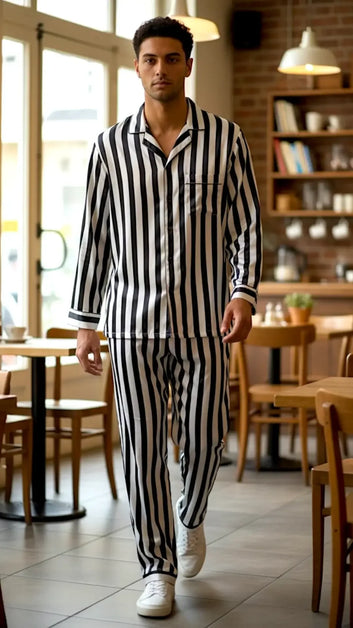Men’s Zebra 🦓 Poly Linen - ELORA OFFICIAL