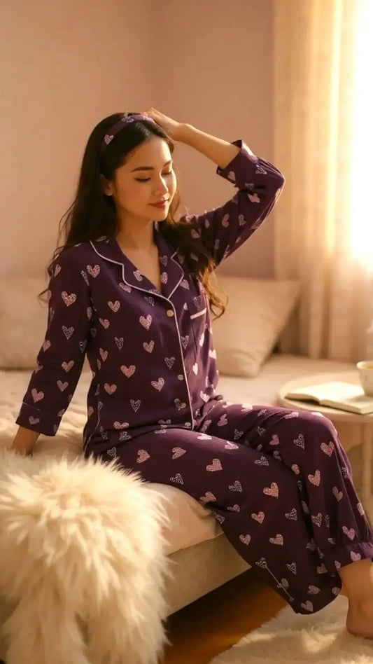 Waffle 🧇 Hearts Poly Linen - ELORA OFFICIAL