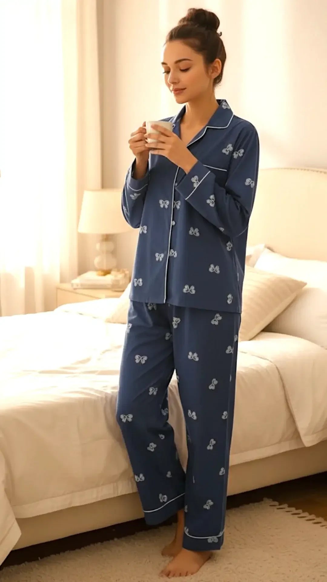 Blue 💝 Bows Poly Khadar - ELORA OFFICIAL