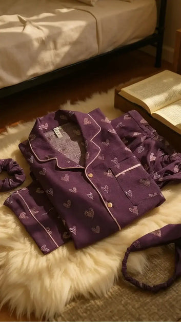 Waffle 🧇 Hearts Poly Linen - ELORA OFFICIAL