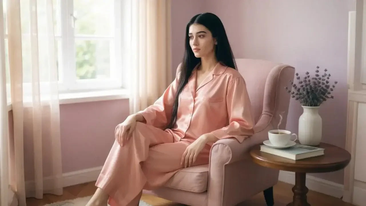 Solid Nude Silk - ELORA OFFICIAL