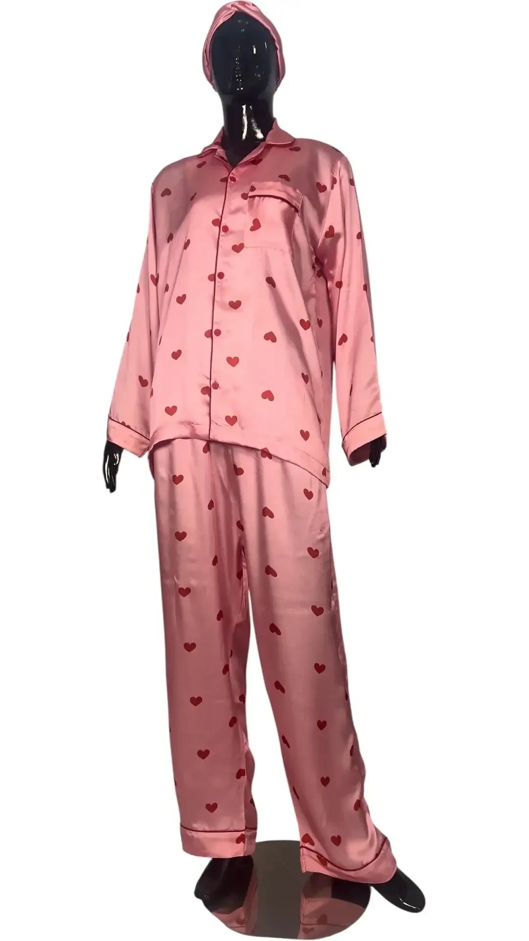 Pink 🩷 Hearts Silk - ELORA OFFICIAL