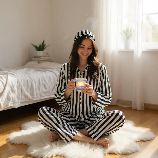 Black & White 🎹 Poly Linen - ELORA OFFICIAL