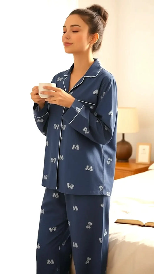 Blue 💝 Bows Poly Khadar - ELORA OFFICIAL