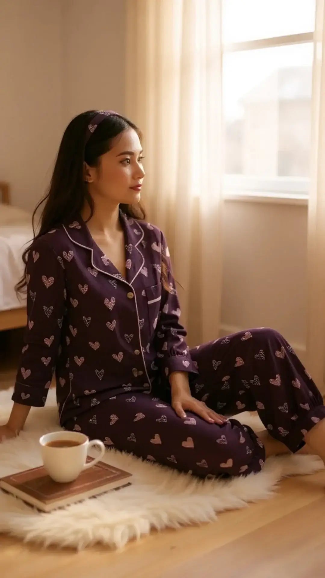 Waffle 🧇 Hearts Poly Linen - ELORA OFFICIAL