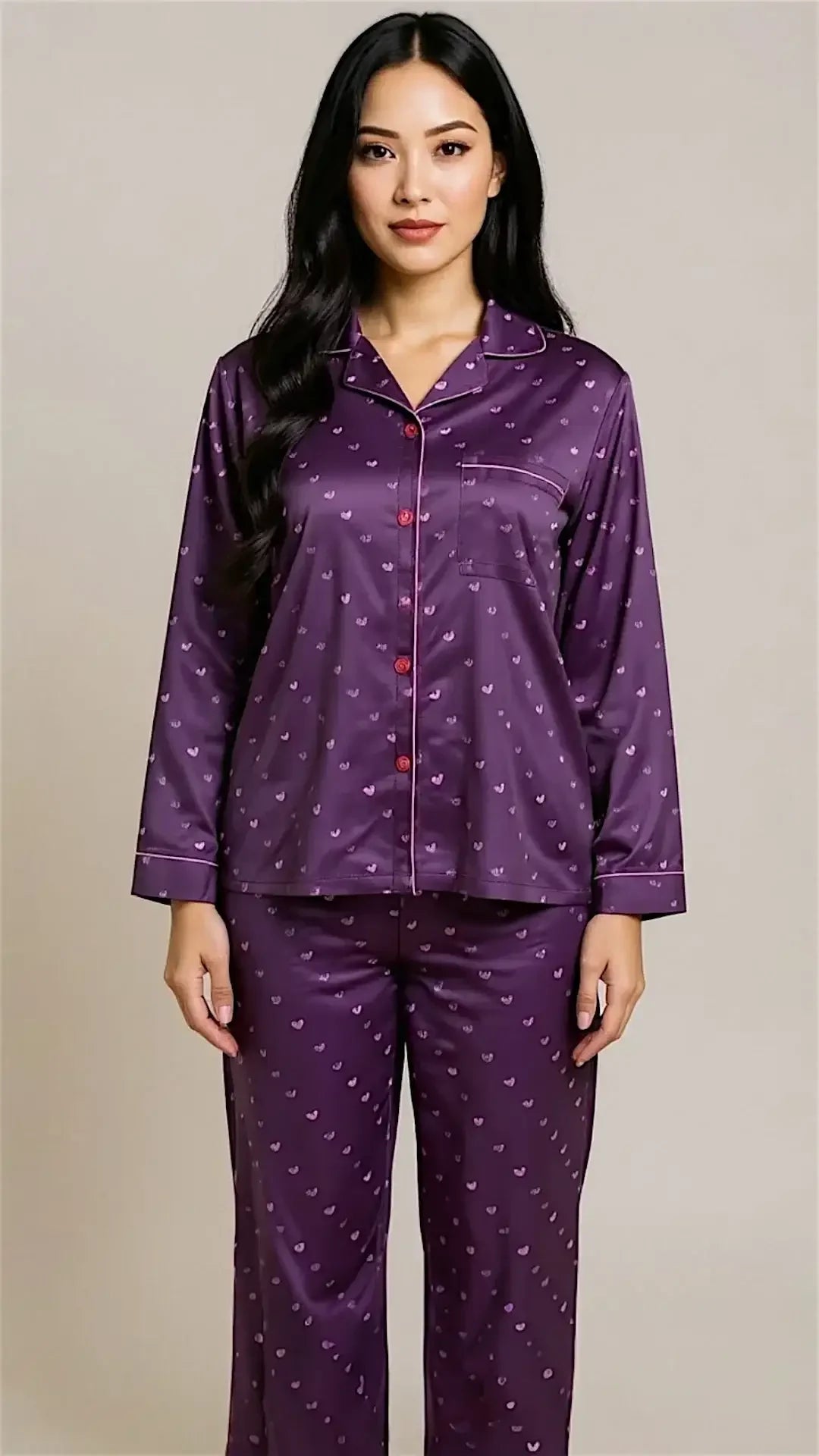 Mini Waffle 🧇 Hearts Poly Linen - ELORA OFFICIAL