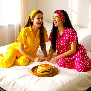 Yellow 🟡 Polka Silk - ELORA OFFICIAL