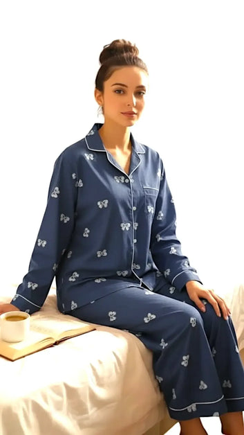 Blue 💝 Bows Poly Khadar - ELORA OFFICIAL