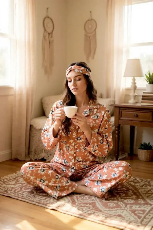 Pink 🎀 Floral Linen - ELORA OFFICIAL