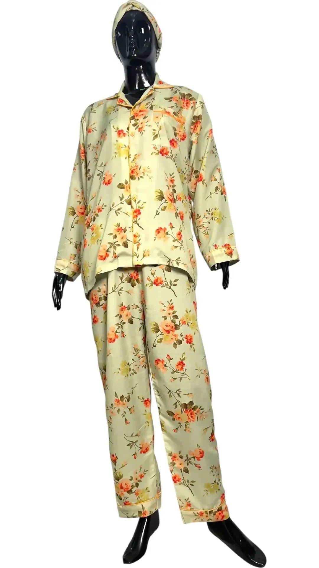 Mint 🍵 Floral Poly Linen - ELORA OFFICIAL