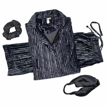 black-self-striped-solid-velvet-elora-by-m-pjs-33495115825338 - ELORA OFFICIAL - elora.com.pk - PK
