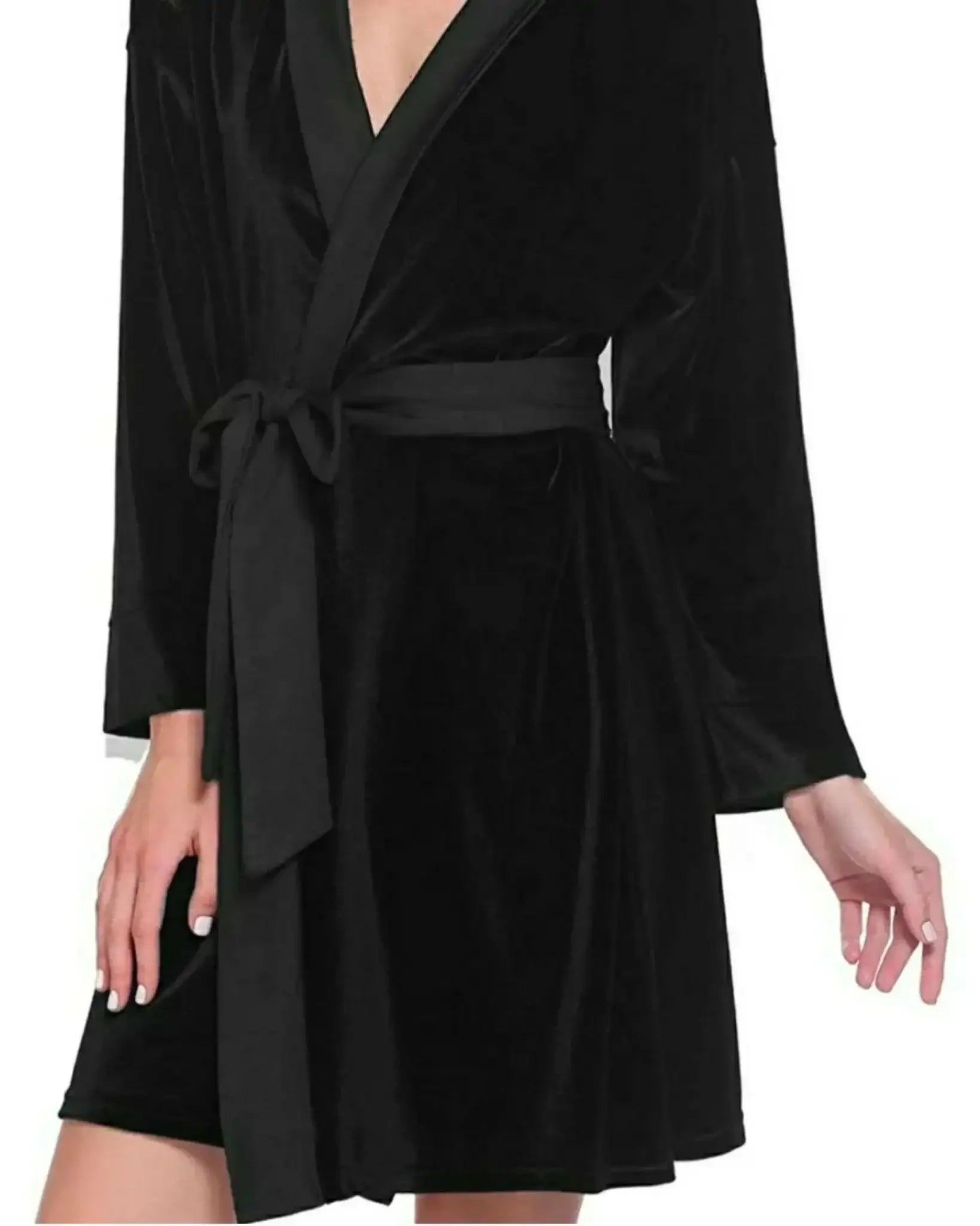 black-velvet-solid-robe-gown-elora-by-m-velvet-robe-gown-33277090070714 - ELORA OFFICIAL - elora.com.pk - PK