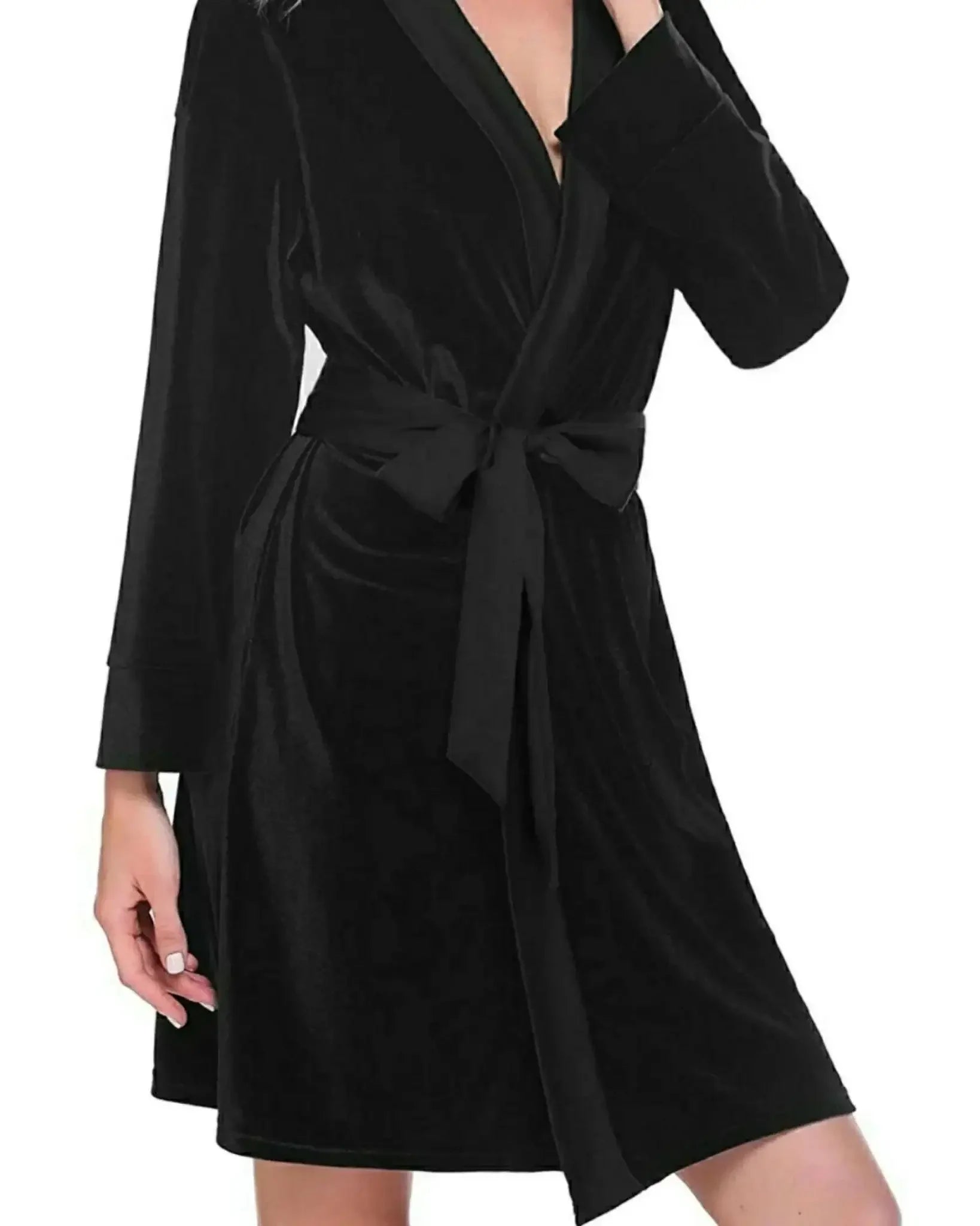 black-velvet-solid-robe-gown-elora-by-m-velvet-robe-gown-33277090267322 - ELORA OFFICIAL - elora.com.pk - PK