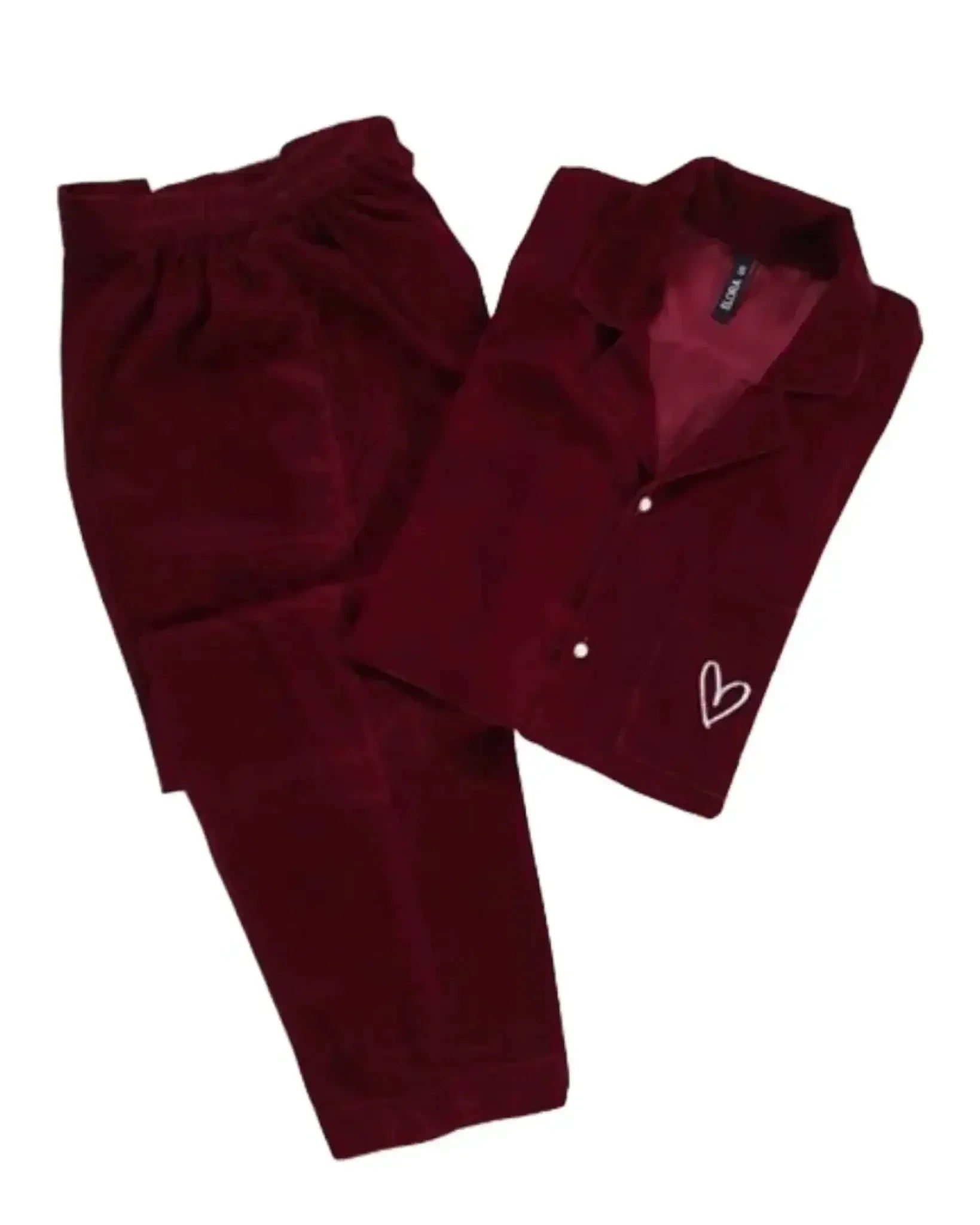 maroon-velvet-solid-elora-by-m-pjs-33277092823226 - ELORA OFFICIAL - elora.com.pk - PK