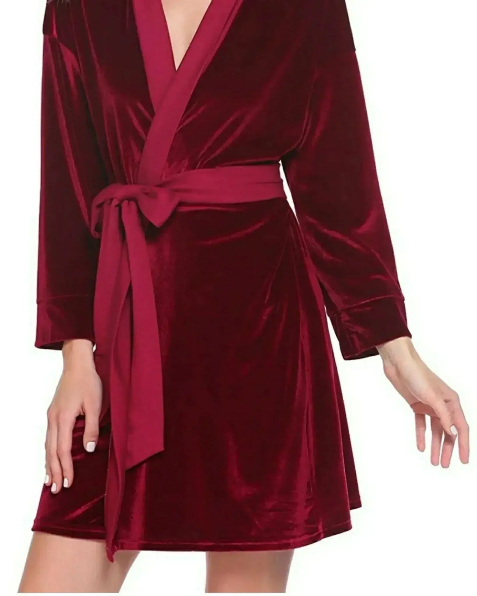 maroon-velvet-solid-robe-gown-elora-by-m-velvet-robe-gown-33277090136250 - ELORA OFFICIAL - elora.com.pk - PK