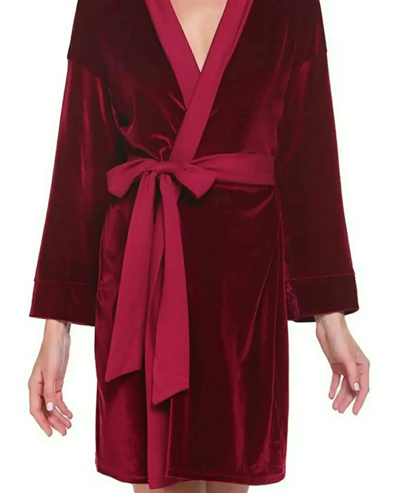 maroon-velvet-solid-robe-gown-elora-by-m-velvet-robe-gown-33277090300090 - ELORA OFFICIAL - elora.com.pk - PK