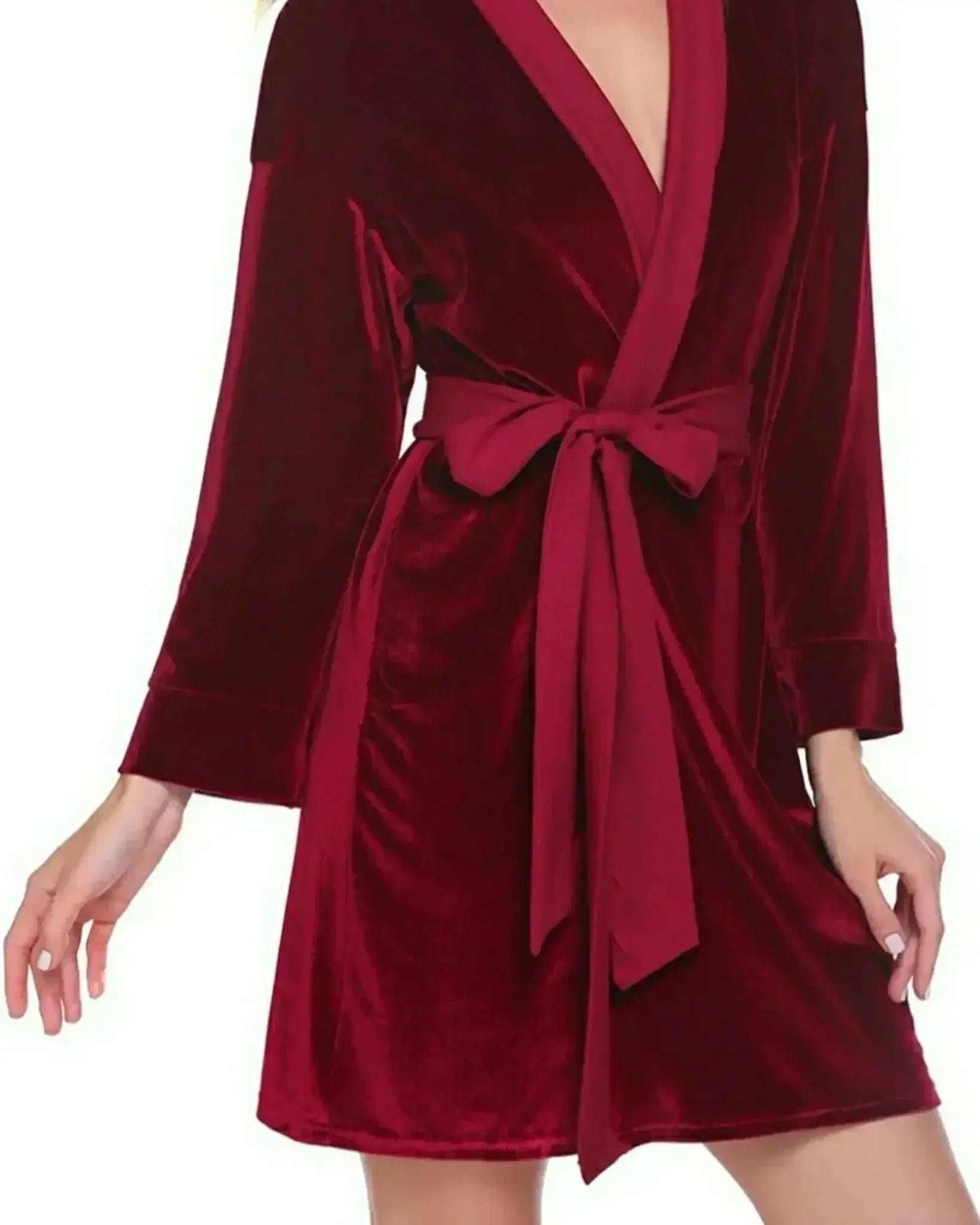 maroon-velvet-solid-robe-gown-elora-by-m-velvet-robe-gown-33277090431162 - ELORA OFFICIAL - elora.com.pk - PK
