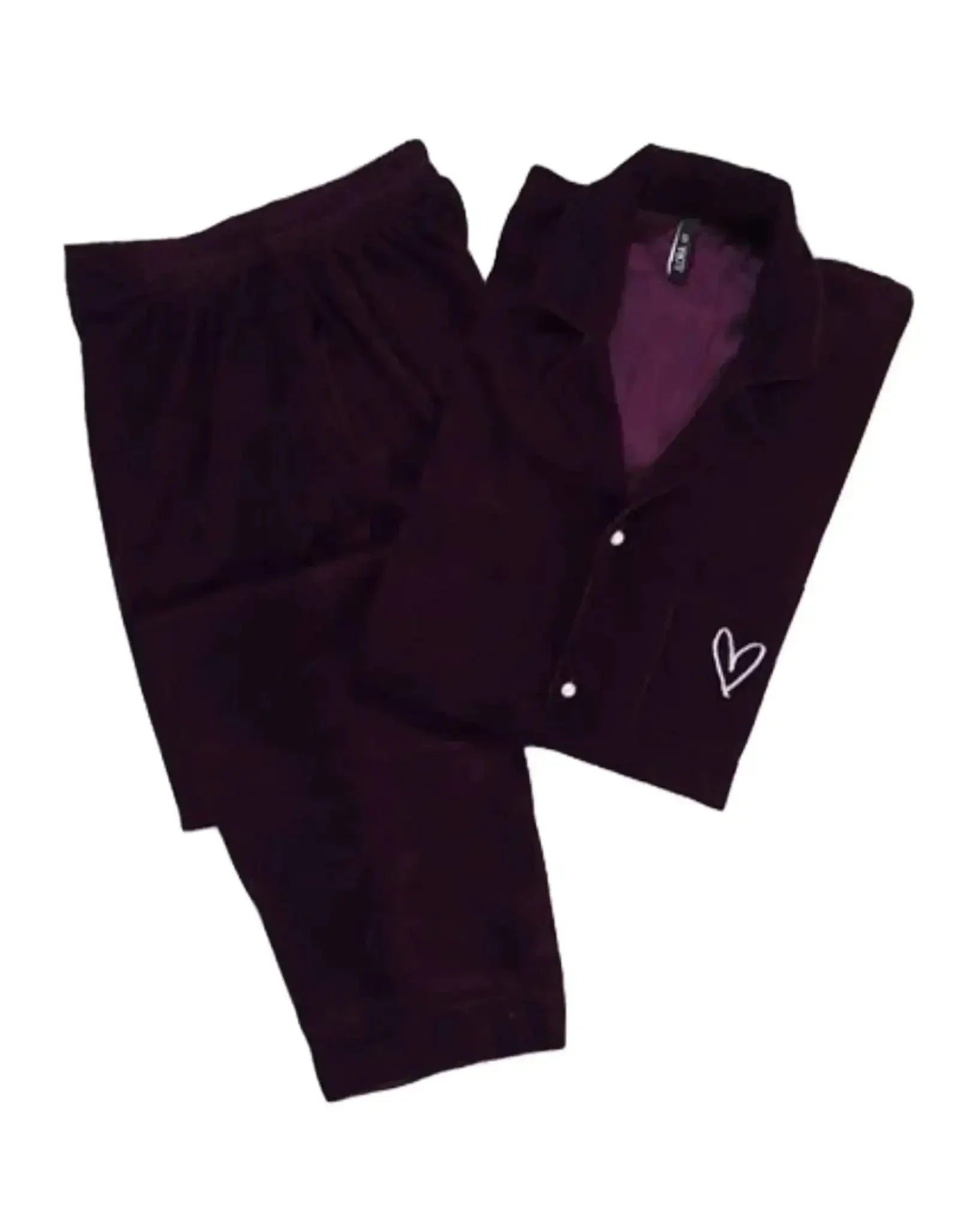 plum-velvet-solid-elora-by-m-pjs-33277087973562 - ELORA OFFICIAL - elora.com.pk - PK